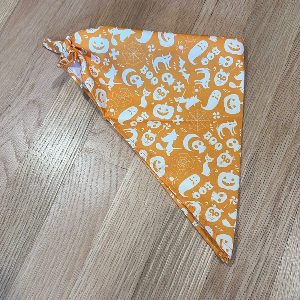 Halloween Patterned Pet Bandana Cats and Dogs